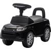 Baroni Toys Land Rover Ride-On, Macchinina Spingi e Vai per Bambini 1-4 Anni, Fari LED, Suoni Realistici, Ruote Antiscivolo, Vano Portaoggetti, Antiribaltamento 65.5x28x39 cm Nera