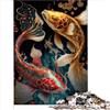 AITEXI Puzzle Per Adulti 1000 Pezzi Di Puzzle Per Adulti Pesce Koi ying yang Puzzle in cartone per adulti e bambini che imparano puzzle educativo 1000 pezzi （26x38 cm）