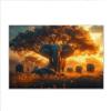 JIANFREY Puzzle 3000 Pezzi Africa Elefante Puzzle Grandi Dimensioni per Adulti 122x80cm, Adulti Difficili Impossible Giochi, Rilassamento e Intelligence, Jigsaw Personalizzato Regalo per Maschio e Femmina G-2
