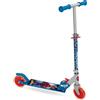 Mondo Toys - SPIDER-MAN MARVEL ALU SCOOTER Monopattino 2 ruote pieghevole in alluminio con pedana extra grip e manubrio regolabile per bambini