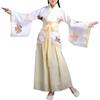 Generic Costume Cinese Bambina Hanfu Tradizionale Vestito Antico Dinastia Tang Abito Principessa vestito mulan bambina Fata con Maniche Ampie e Motivi Floreali, Vestito Carnevale Cosplay Halloween e Recite