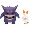 Pokémon Personaggi Set 2-Pack Gengar & Scorbunny Giochi Nuovo 2024 - Figurine Action Figure 5 & 10 cm - Ufficiale Giocattoli