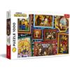 Trefl - Minions, Minions Gallery - Puzzle 1000 Pezzi - Puzzle con i Personaggi del Cartone Animato, Collage di Immagini Divertenti, Puzzle Moderno per Adulti e Bambini dai 12 anni