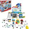 ACTION HEROES Police HQ, Quartier generale della polizia, numerosi accessori, 1 personaggio. Per bambine e bambini dai 4 anni, Famosa ACN07010