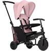 smarTrike STR3 triciclo pieghevole per bambini con certificazione passeggino per 1,2,3 anni - triciclo multistadio 6 in 1, Peach