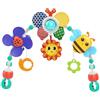 Generico attività Giocattolo - Pieghevole Regolabile Honeybee Stroll | Giocattolo Sensoriale da Passeggino, Seggiolino Auto e Carrozzina | Educativo Bambini