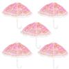SUPVOX 5 Pezzi Mini Arredamento Della Stanza Miniombrello Ombrelli Per Bambole Mini Decorazioni Per Ombrelli Parasole Ad Ombrello Mini Ombrellone