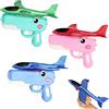 Generico Dinosaur Foam Glider Launcher Toy, Foam Glider Airplane Launcher Toy Dual Flight Modes, Fun Outdoor Flying Catapult Toy - Fun Birthday Gifts & Party Favors (3MIX)