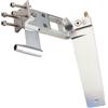 FYWYVIY Timone integrato for barca RC Staffa for albero da 4 mm/4,76 mm Timone ad assorbimento d'acqua Timone for barca elettrico senza spazzole(4.76mm)