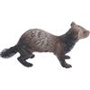 FUNOMOCYA Statuine di Furetto in Plastica di Furetto Figurina di Animale Selvatico Giocattolo Educativo Cognitivo per Ragazzo Ragazza Decorazioni per Furetti Ornamento per Arredamento