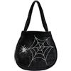 CARTOON Borsetta porta caramelle con decorazioni ragno e ragnatele cestino accessorio per halloween