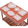 Odoria 1/12 Vasellame Miniatura Piatti e Ciotole 12Pz Accessori Casa Bambole