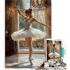 ZKYUBEK Puzzle per adulti Ballerina di danza classica Puzzle da 1000 pezzi per adulti gioco per famiglie regali di compleanno Sfida ad alta difficoltà (26x38cm)
