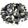 Q-Bricks Set di mattoncini classici | 2 x 4 pietre mescolate | 200 mattoncini in 5 colori | Compatibile con tutte le grandi marche | Prodotto nell'Unione Europea