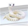 Maodom Serpente 3D - Decorazione da scrivania articolata a forma di animale, 7 m, realistica stampa 3D, ornamento per compleanno, Pasqua, cestino da scrivania, decorazione per la casa da collezione