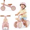 HyperMotion TOBI MINI Bicicletta Senza Pedali 4 Ruote Bambini Rosa con Cestino, Cavalcabile 12-36 Mesi, Ultraleggera 2 kg, Ruote EVA Silenziose, Telaio in Alluminio