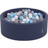 KiddyMoon 90 X 30 Cm / 300 Palline ∅ 7CM Piscina di Palline Colorate per Bambini Tondo
