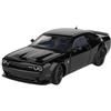 NALora Veicoli a Motore in Scala 1:32 Per Dodge Challenger SRT Modello Di Auto In Lega Musle Fonde Sotto Pressione Modello Di Auto Sportiva Simulazione Modello di Auto Replica (Color : Black)