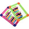 Toddmomy Abaco Didattico per Bambini Set 2 Pezzi in Plastica Leggera 100 Perline Colorate per Apprendimento Precoce Matematica e Alfabeto Scuola Materna Primaria