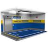 Mqiklt Vetrina Espositiva per Modellini di Auto in 1/18 con Illuminazione per Appassionati di Veicoli, Blu