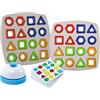 Generico Gioco Di Abbinamento Forme,Puzzle Geometrico Con Tavola A Schemi | Con Campanelli Giocattoli Abbinamento Colori - per Bambini e Bambine Fino a 3 Anni Due Giocatori Viaggio Compleanno Apprendimento Pre