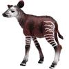 JOKFEICE Flormoon Okapi Figura Realistica Animale Figura Animale Precoce Educativo Giocattolo Scienza Progetto Natale Compleanno Cake Topper per Bambini Bambino