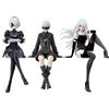 Gooyeh 3 pezzi 9Sautomata 9S Figura Anime 2B Figura 2Bautomata Statua A2automata Figura No.2 Type A Figura Gioco d'azione Figura Cartoon Scultura Auto Ornamenti Da Collezione Regalo 15 cm