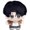 Zhongkaihua 12CM Levi Ciondolo Peluche Anime Cuscino Cuscino Ripieno PP Cotone Borsa Auto Casa Portachiavi Decorazione Ciondolo Ornamento Per I Fan