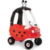 Little tikes Coccinella Cozy Coupe Gioco Cavalcabile con Clacson Che Funziona Davvero, Interruttore di Accensione a Scatto e Tappo del Serbatoio, Multicolore, Coupé
