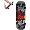 Duroecsain Skateboard tastiera | Giocattoli per le Dita per il Movimento di Punta delle Dita - Tavola delle Dita Scooter, Giocattoli per favori di Festa di Skateboard,