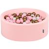 KiddyMoon 90 X 30 Cm / 200 Palline ∅ 7CM Piscina di Palline Colorate per Bambini Tondo