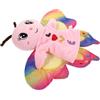 CHICAMPERA Burattino Forma di Farfalla di Peluche Bocca Mobile per Raccontare Storie e Giocare fare Finta Bomboniere per Fest Compleanno Natale per Ragazzo Ragazza