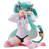 Zhongkaihua Miku Figure Cat Girl Sitting Anime PVC Statua per Fan di Anime da Raccolta