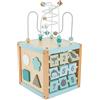 BIECO | Giocattoli Montessori Palline Legno 1 Anno | Giochi Bambina | cubo educativo |