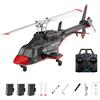 RCXTechPro RC ERA A61 Air-Wolf RC elicottero, scala 1/52 2.4G 4CH singolo rotore elicottero elicottero militare con one-key start altitudine Hold telecomando per adulti e principianti