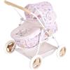COLORBABY, 44998 - Passeggino per bambole, 40 x 48 x 55,5 cm, manico imbottito, vassoio accessori, giocattolo per ragazze, auto bambole, passeggino per bambole, gioco d'imitazione, design ergonomico