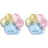 Shenrongtong 2 Pezzi Gatto Squishy, giocattoli Silicone Per Alleviare Lo Stress, Gatto , Giocattoli Sensoriali Morbidi Da Spremere, Divertenti Giocattoli Sensoriali Con Palline Antistress