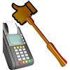 Generico Bacchetta supporto per carte di credito - Accessorio Pagamento Contactless per Cosplay,Bacchetta per carte di credito con forma a pollice,Per scherzi, uomini, donne, bambini, , feste