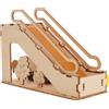 SOPOTUTU Kit Giocattolo Ascensore Elettrico in Legno Simulazione Realistica, Materiale Legno e Plastico, Strumento Educativo Versatile per Bambini e Ragazzi in Progetti Stem