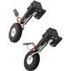 Generic Sparkhobby - Carrello di atterraggio retrattile digitale in metallo, 2 kg, 25 g, per RC ad ala fissa KTK SU27 KT Board Aircraft Part (2 pezzi A)
