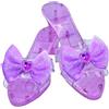 Jiuvaso Scarpe da Principessa per Giochi di Ruolo con Fiocco, comode e travestite, Sandali in Gelatina per Bambine, Regalo per la, Viola