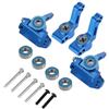 NAFRECX Accessori RC Per Traxxas Per Slash 2WD Per Rustler Per Stampede Per Bandit 2WD 1/10 Blocchi Sterzo Anteriori Metallo Caster Block Supporti Fusello Posteriore Parti Di Automobili RC