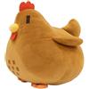 TOPLITHE Peluche Pollo Stardew - Bambola Di Animale Allevamento Di Galline Cuscino For Regalo For i Fan Del Gioco (Size:Brown)