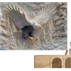 Generico Il Puzzle 'Aquila Intagliata 1000 Pezzi - Rompicapo Impegnativo Con Animali,Puzzle Artistico a Fauna Selvatica Con Aquila Calva Maestosa | Per Adulti Amanti a Natura E Fauna Decorazione Casa