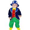 Pegasus Vestito Costume Maschera di Carnevale Neonato - GRILLO di Pinocchio - Taglia 7/9 Mesi - 53 cm