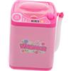 Mikinona Mini Lavatrice Giocattolo per Simulazione Bucato Senza Batteria Elettrodomestico Gioco per Ragazzi e Ragazze Lavatrice Elettrica in Colore Rosa