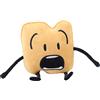 uiuoutoy Battle For Dream Island, peluche a foglia e fiammeggiante, statuette di peluche (legno)