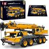 Mould King 17058 Kit da Costruzione Gru su Camion Tecnologico, Set di Modelli di Veicoli da Costruzione 997+ PEZZI, Collezione di Blocchi da Esposizione per Gru di Ingegneria Funzionale