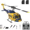 RCXTechPro RC ERA C032 UH-1 Huey Elicottero 1/48 6CH 2.4G Gyro Stabilizzato Ottico a Un Pulsante con Atterraggio a Pulsante Batteria RTF