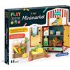 Clementoni Play Creative Il Mio Minimarket, Multicolore, 4+, Gioco Creativo